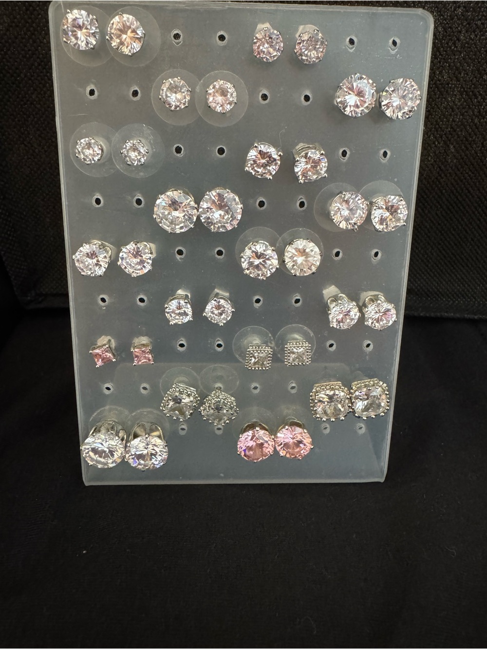 $12 each or Bundle 3/$30 - Assorted Sparkling Crystal Stud Earrings